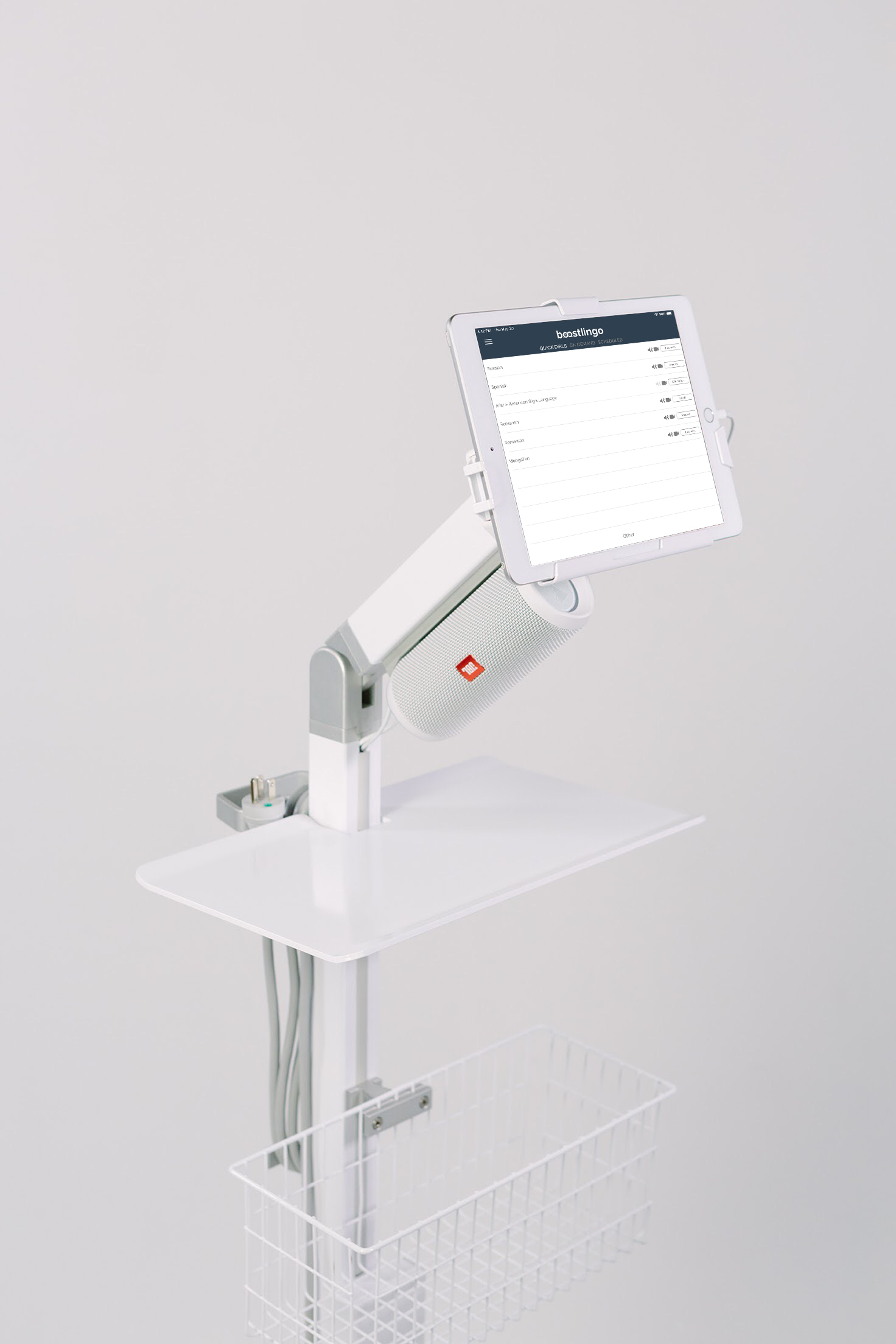 Best telehealth carts for hospitals by Boostlingo and Tryten