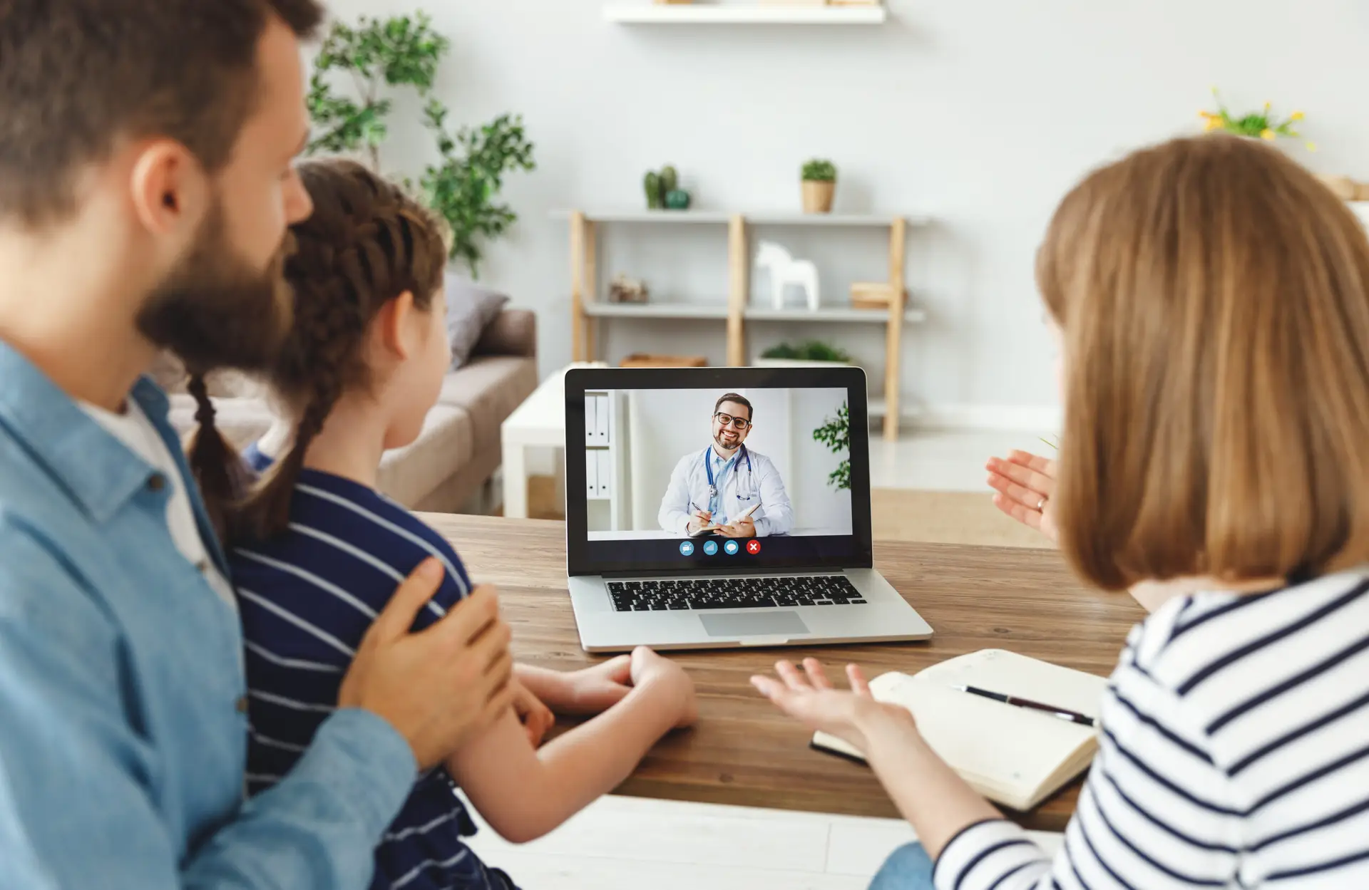 telehealth interpreting with child.