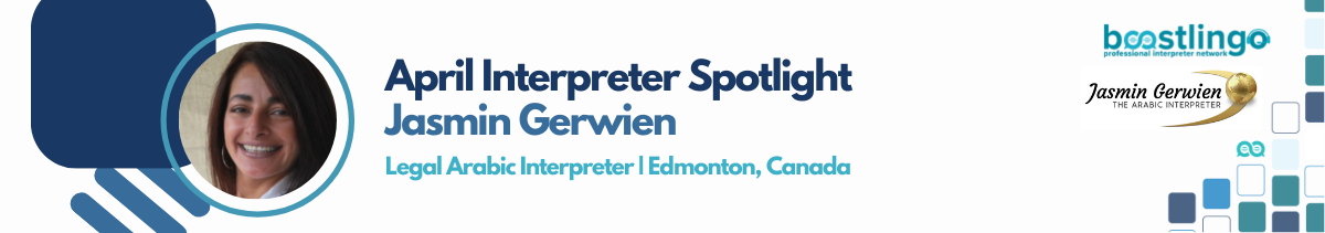 Banner reading: March Interpreter Spotlight, Hale Hawthorne, American Sign Language Interpreter, Denver, Colorado
