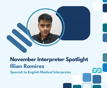 Spanish to English Medical Interpreter, Illian Ramirez