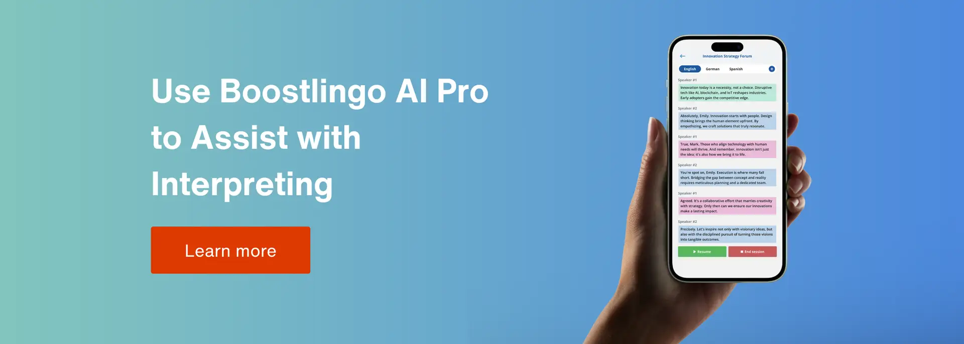 Use Boostlingo AI Pro to Assist Interpreting