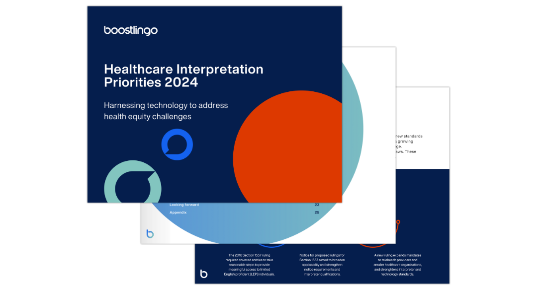 Healthcare interpretation report