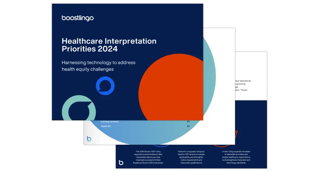 Healthcare interpretation report