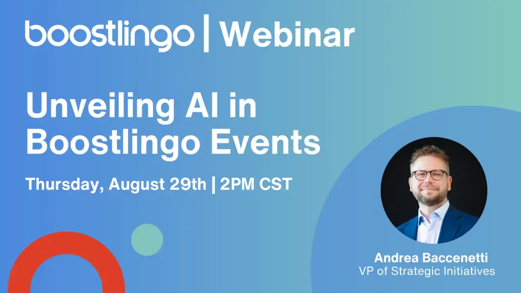 Unveiling AI in Boostlingo Events