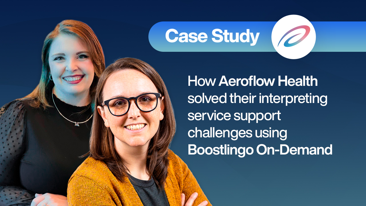 Aeroflow Health and Boostlingo Case Study