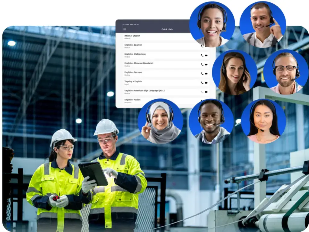 Interpreter and Translation Services for Manufacturing