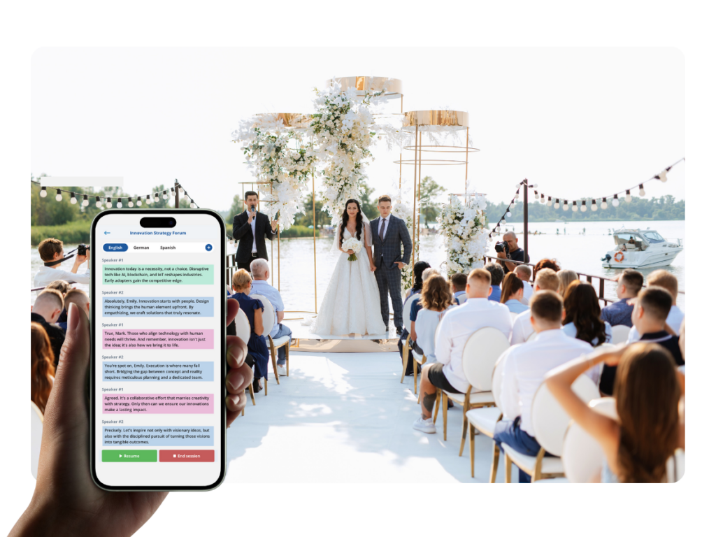 AI Translation for weddings