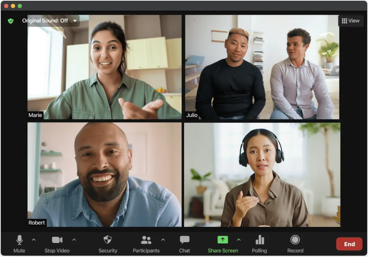 Zoom Interpreter