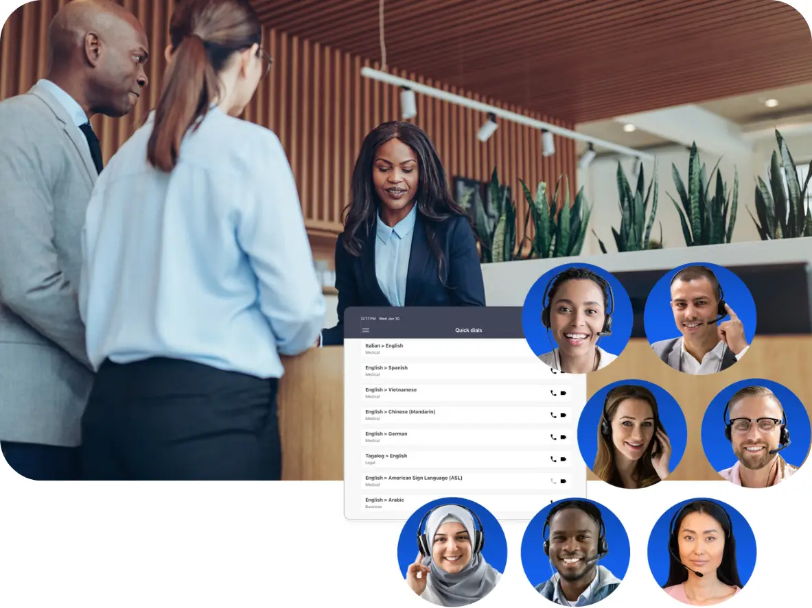 Interpreter and AI Translation Services for travel and hospitality