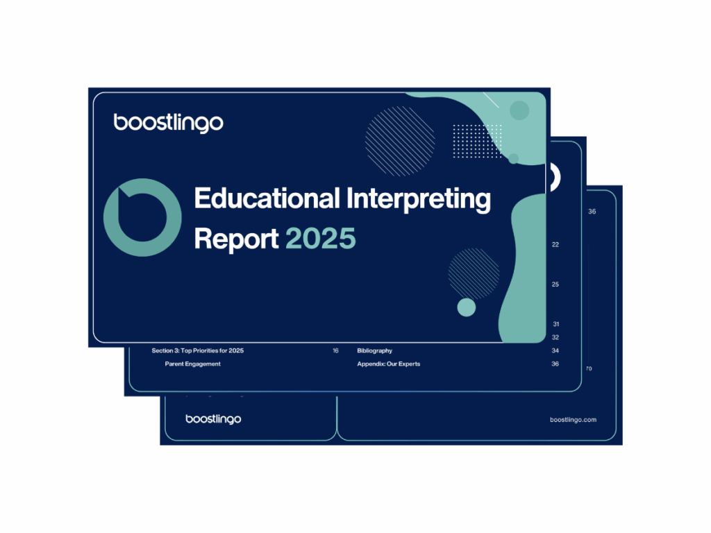 Boostlingo Education Interpreting Report 2025