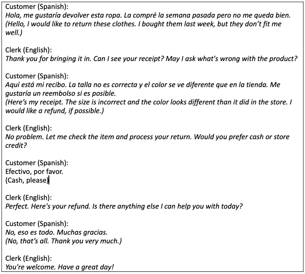 Script 1: Testing the AirPods Live Translation Feature