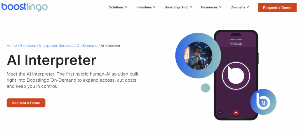 Boostlingo AI Interpreter