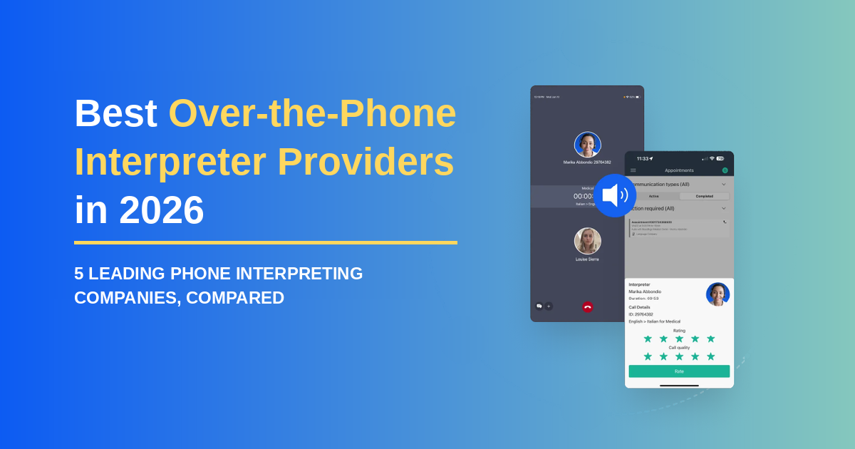 Best over the phone interpreter providerfs in 2026 blog thumbnail for Boostlingo