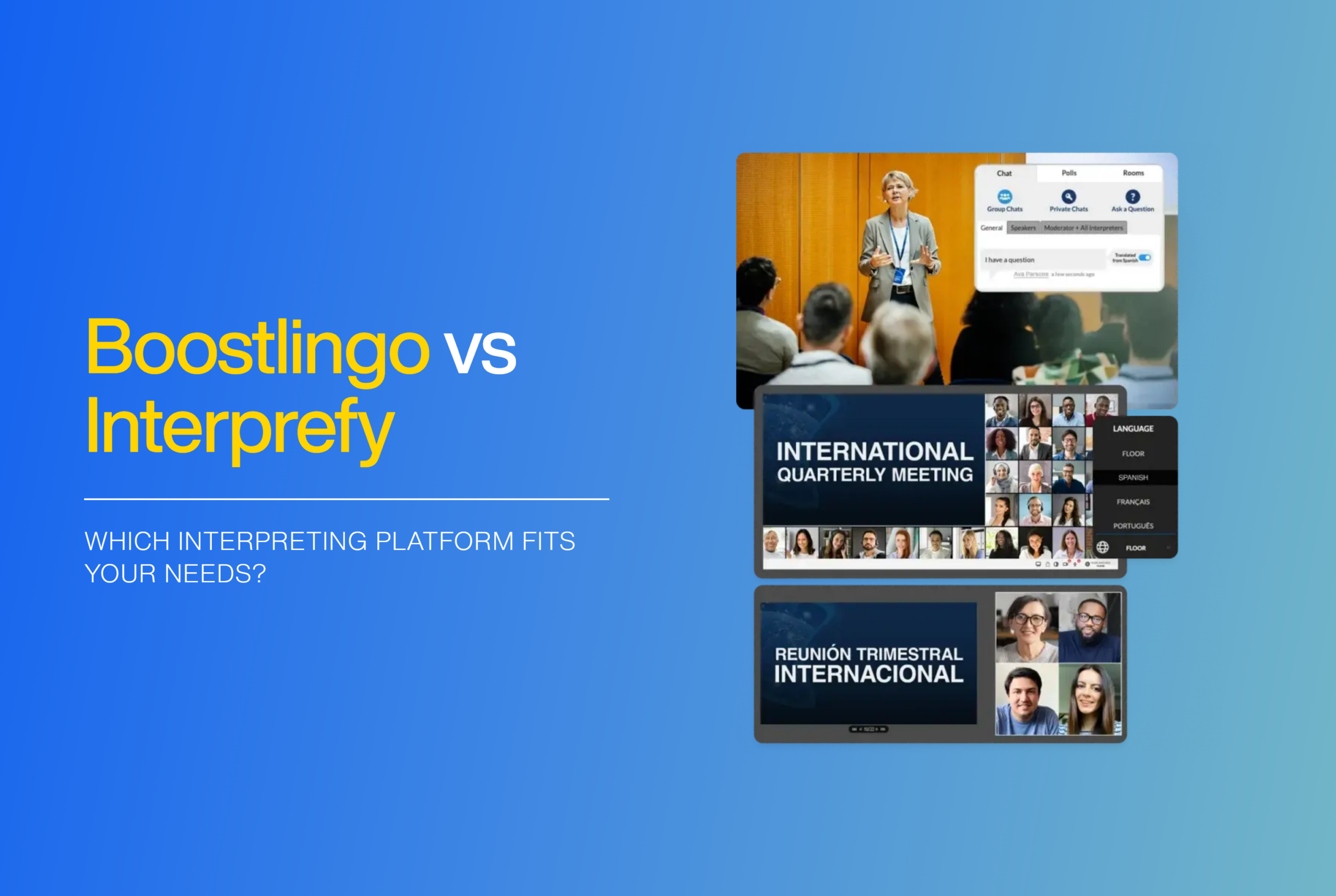 Boostlingo vs Interprefy blog thumbnail