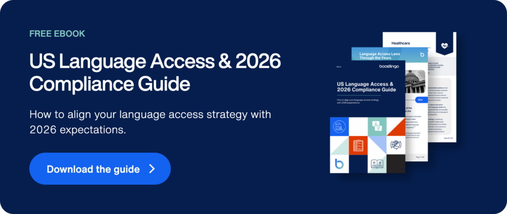 Download the US Language Access & 2026 Compliance Guide eBook